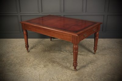 Victorian Mahogany Partners Writing Table