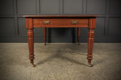 Victorian Mahogany Partners Writing Table - Image 7