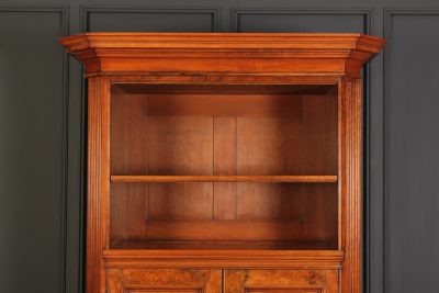 Rare Slim Burr Walnut Cupboard - Image 3