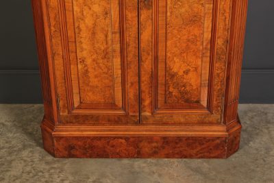 Rare Slim Burr Walnut Cupboard - Image 6