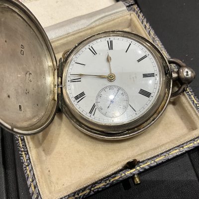 COVENTRY SILVER POCKET WATCH BY KATE BARNWELL 1894 - Image 2