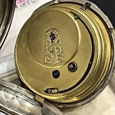 COVENTRY SILVER POCKET WATCH BY KATE BARNWELL 1894 - Image 7