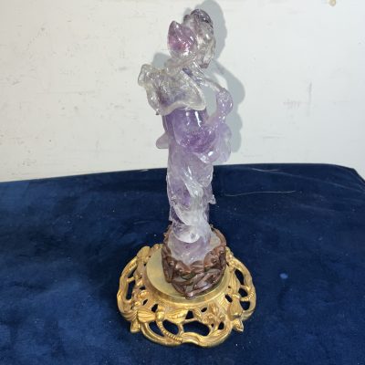 CHINESE CRYSTAL JADE & GILT FIGURE - Image 14