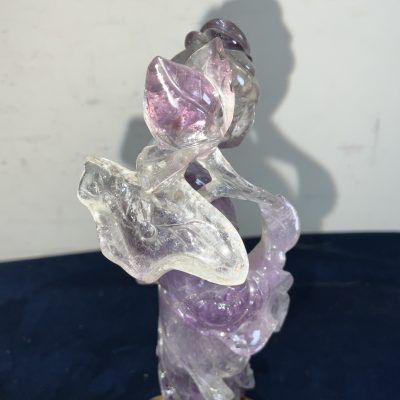 CHINESE CRYSTAL JADE & GILT FIGURE - Image 15