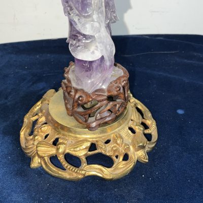 CHINESE CRYSTAL JADE & GILT FIGURE - Image 17