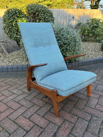Rock 'n' Rest Armchair & Stool c1960s - Image 14