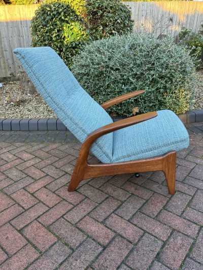 Rock 'n' Rest Armchair & Stool c1960s - Image 10