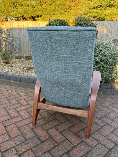 Rock 'n' Rest Armchair & Stool c1960s - Image 8