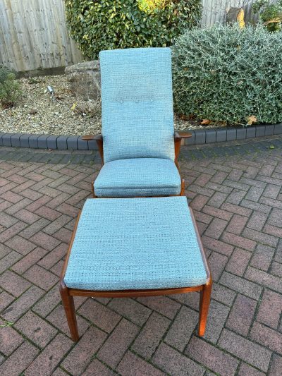 Rock 'n' Rest Armchair & Stool c1960s - Image 2