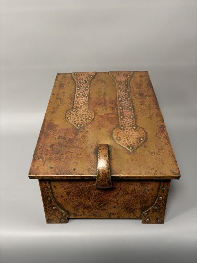 Arts & Crafts Fireside Box by J&F Pool of Hayle - Image 7