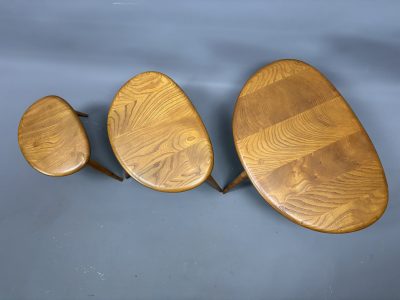 Ercol Mid Century Pebbles Nesting Tables - Image 4