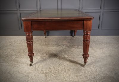 Large Victorian Mahogany Partners Writing Table by Maple & Co. - Image 8