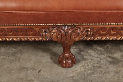 Magnificent Quality Mahogany & Leather Suite - Image 27