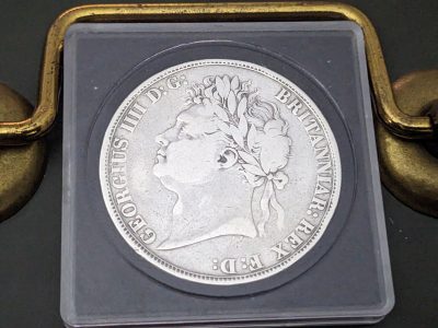 Silver crown coin George 1111 1820