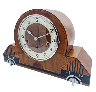 Exquisite Art Deco Musical Double Chime Mantel Clock – ca1920 - Image 10