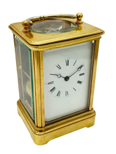 Exquisite Antique French Bell striking Carriage Clock – 8-Day Carriage Clock C1880 - Image 6