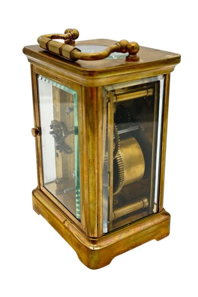Fabulous Antique French H & H Alarm Carriage clock – ca1890 - Image 7
