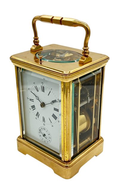 Fantastic Antique French Leppe Repeater Carriage Clock – 8-Day Carriage Clock C1890 - Image 8