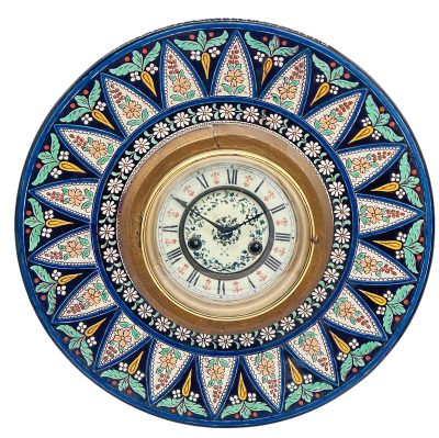 Vintage Kitsch HAC Morrocan Plate wall clock - Image 13