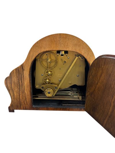 Wonderful Elliot Double Chime Walnut Mantel clock - Image 8