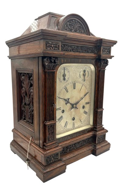 Wonderful Oak case musical bracket clock – ca1890 - Image 15
