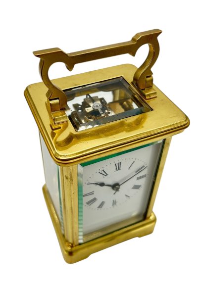 Outstanding Antique French Gong striking Carriage clock – ca1890 - Image 10