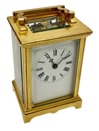 Beautiful Antique French Carriage clock – ca1900 - Image 12