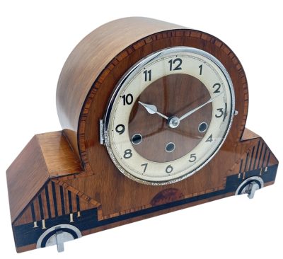 Exquisite Art Deco Musical Double Chime Mantel Clock – ca1920 - Image 13