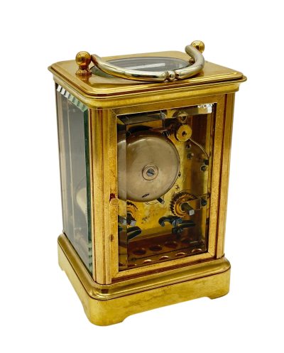 Exquisite Antique French Bell striking Carriage Clock – 8-Day Carriage Clock C1880 - Image 5