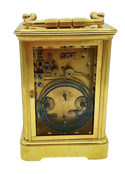 Incredible Antique French Gong striking Carriage Clock – 8-Day Carriage Clock C1880 - Image 4
