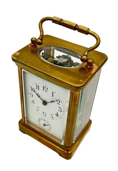 Fabulous Antique French H & H Alarm Carriage clock – ca1890 - Image 10