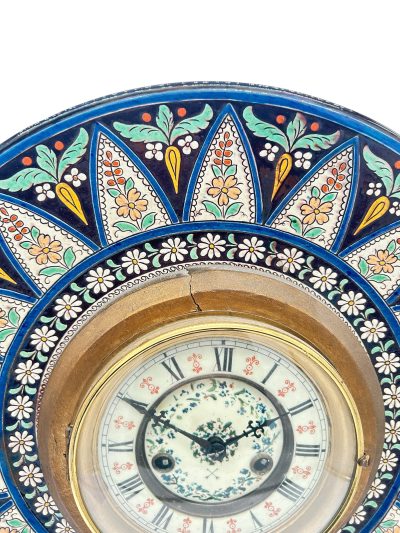 Vintage Kitsch HAC Morrocan Plate wall clock - Image 5