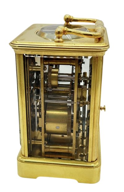 Incredible Antique French Gong striking Carriage Clock – 8-Day Carriage Clock C1880 - Image 11