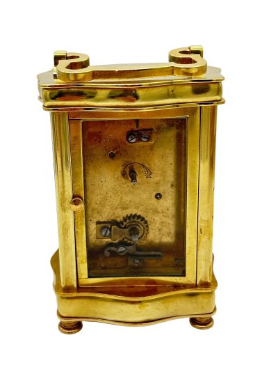 Fantastic French Antique Serpentine case Carriage Clock – 8-Day Carriage Clock C1900 - Image 11