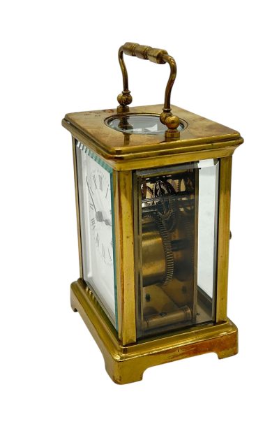 Classic Antique French Carriage clock – ca1900 - Image 4