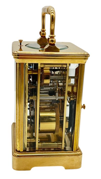 Fantastic Antique French Leppe Repeater Carriage Clock – 8-Day Carriage Clock C1890 - Image 12