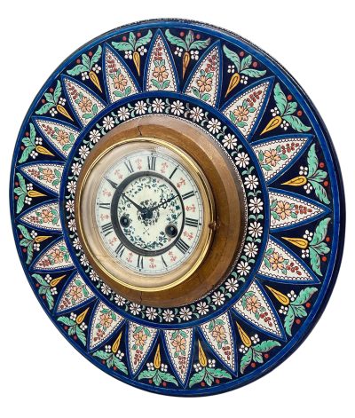 Vintage Kitsch HAC Morrocan Plate wall clock - Image 10