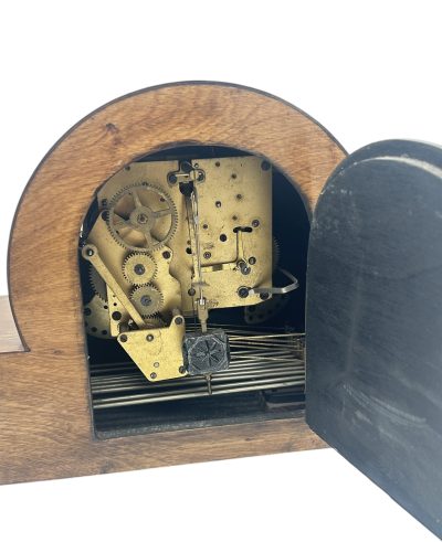 Exquisite Art Deco Musical Double Chime Mantel Clock – ca1920 - Image 8