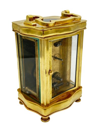 Fantastic French Antique Serpentine case Carriage Clock – 8-Day Carriage Clock C1900 - Image 3