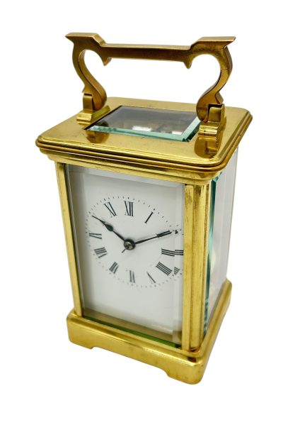 Outstanding Antique French Gong striking Carriage clock – ca1890 - Image 4
