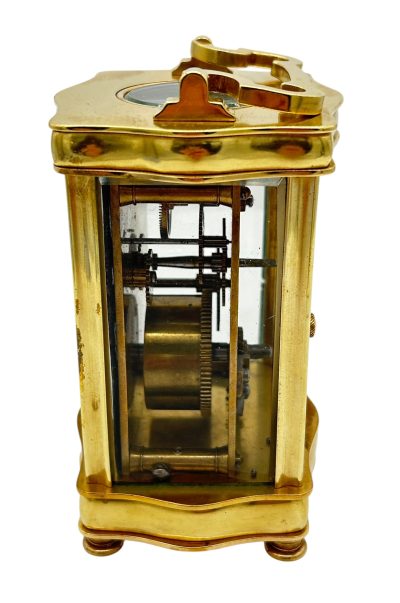 Fantastic French Antique Serpentine case Carriage Clock – 8-Day Carriage Clock C1900 - Image 2