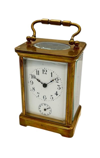 Fabulous Antique French H & H Alarm Carriage clock – ca1890 - Image 3