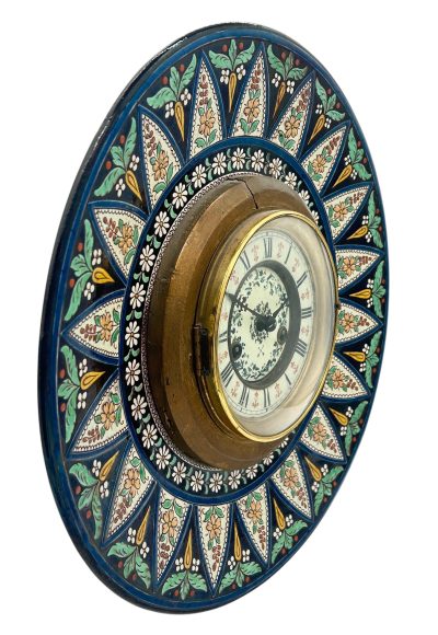Vintage Kitsch HAC Morrocan Plate wall clock - Image 4