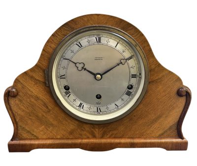 Wonderful Elliot Double Chime Walnut Mantel clock - Image 5