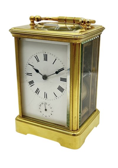 Incredible Antique French Gong striking Carriage Clock – 8-Day Carriage Clock C1880 - Image 12