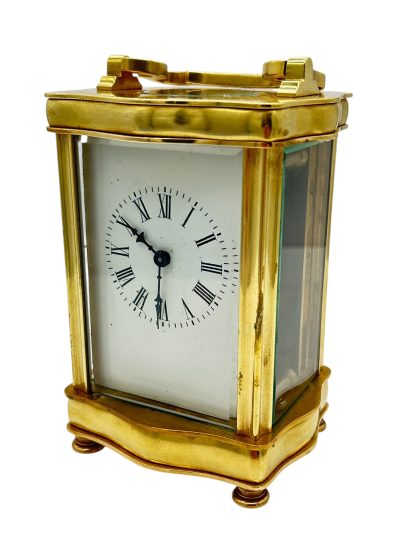 Fantastic French Antique Serpentine case Carriage Clock – 8-Day Carriage Clock C1900 - Image 5