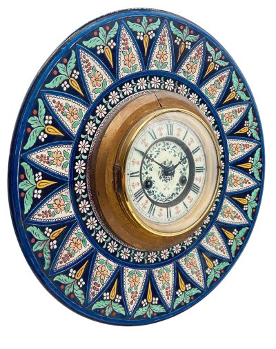 Vintage Kitsch HAC Morrocan Plate wall clock - Image 2