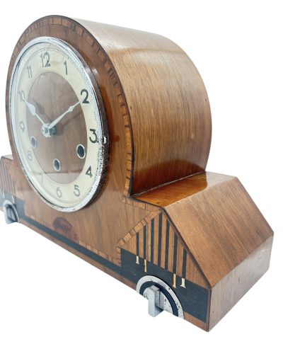Exquisite Art Deco Musical Double Chime Mantel Clock – ca1920 - Image 3