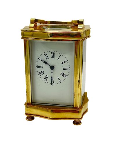 Fantastic French Antique Serpentine case Carriage Clock – 8-Day Carriage Clock C1900 - Image 6