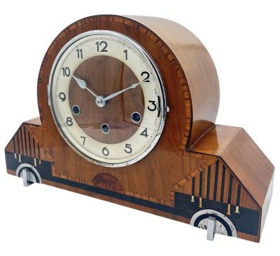Exquisite Art Deco Musical Double Chime Mantel Clock – ca1920 - Image 2